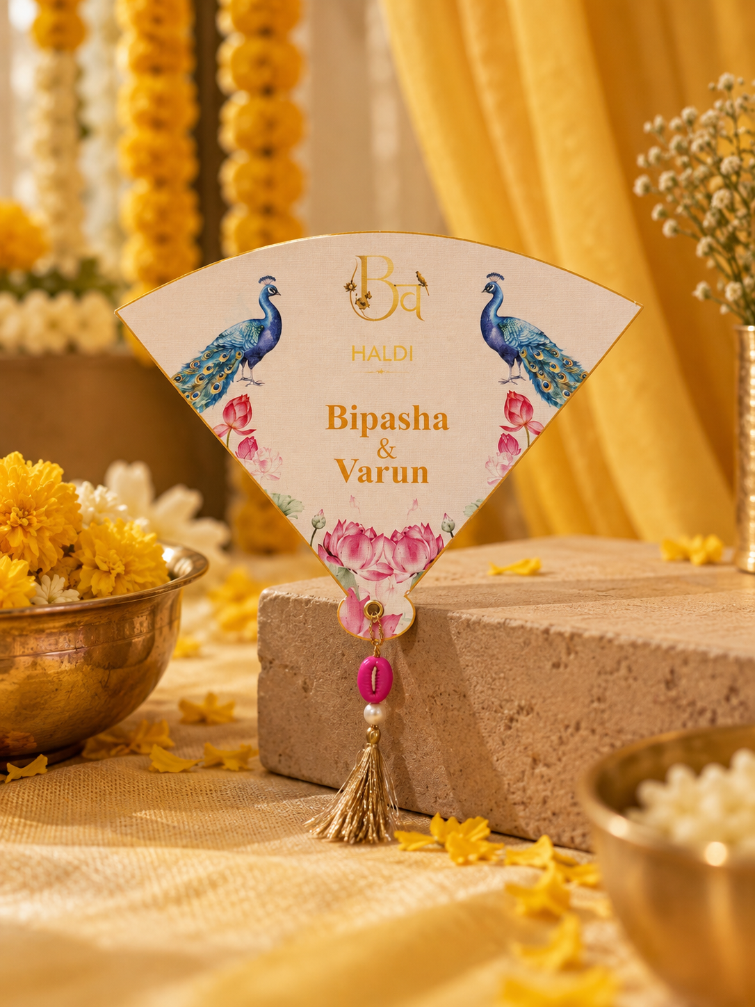 Custom Haldi Fan