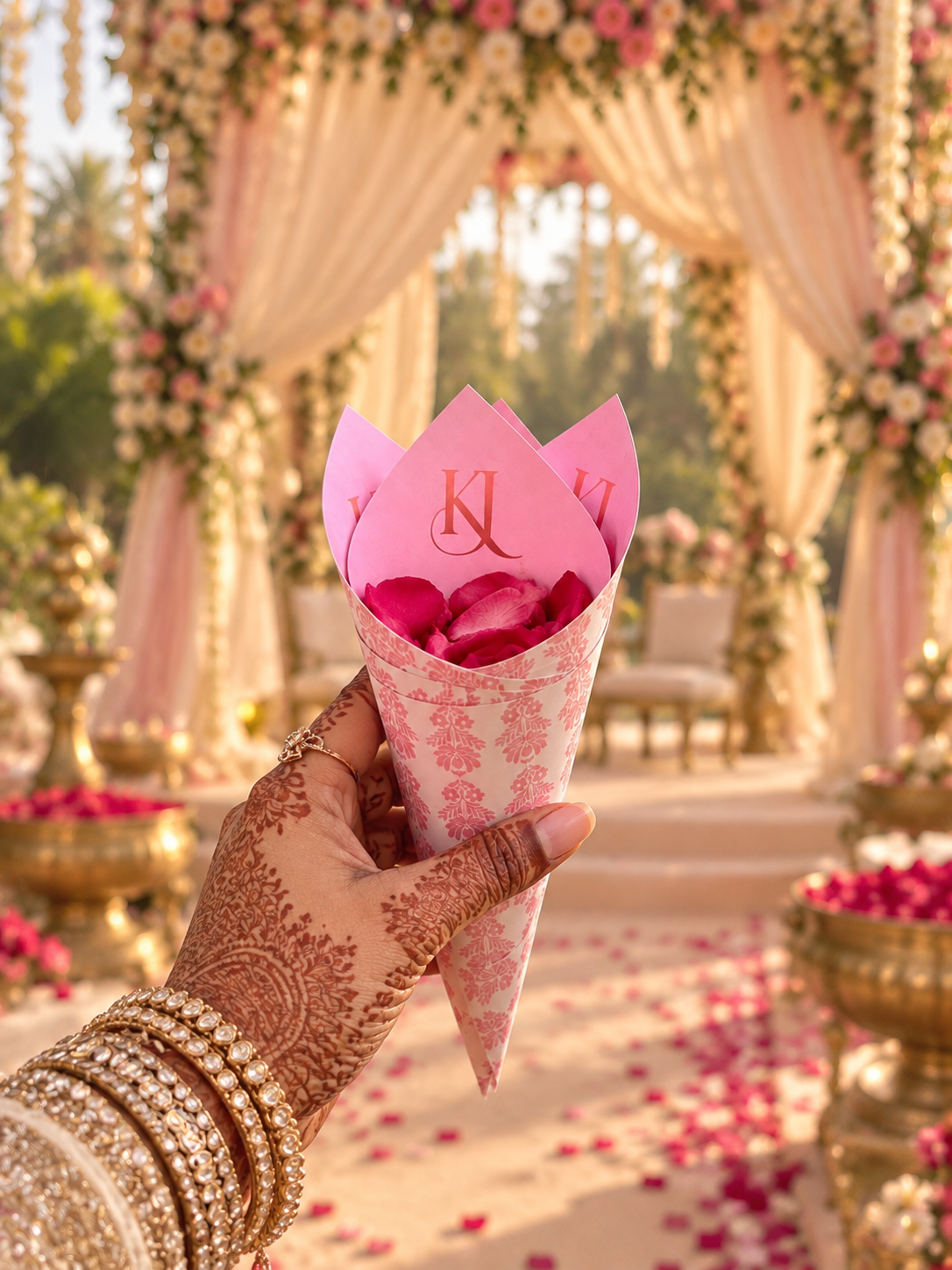 Custom Petal Cones