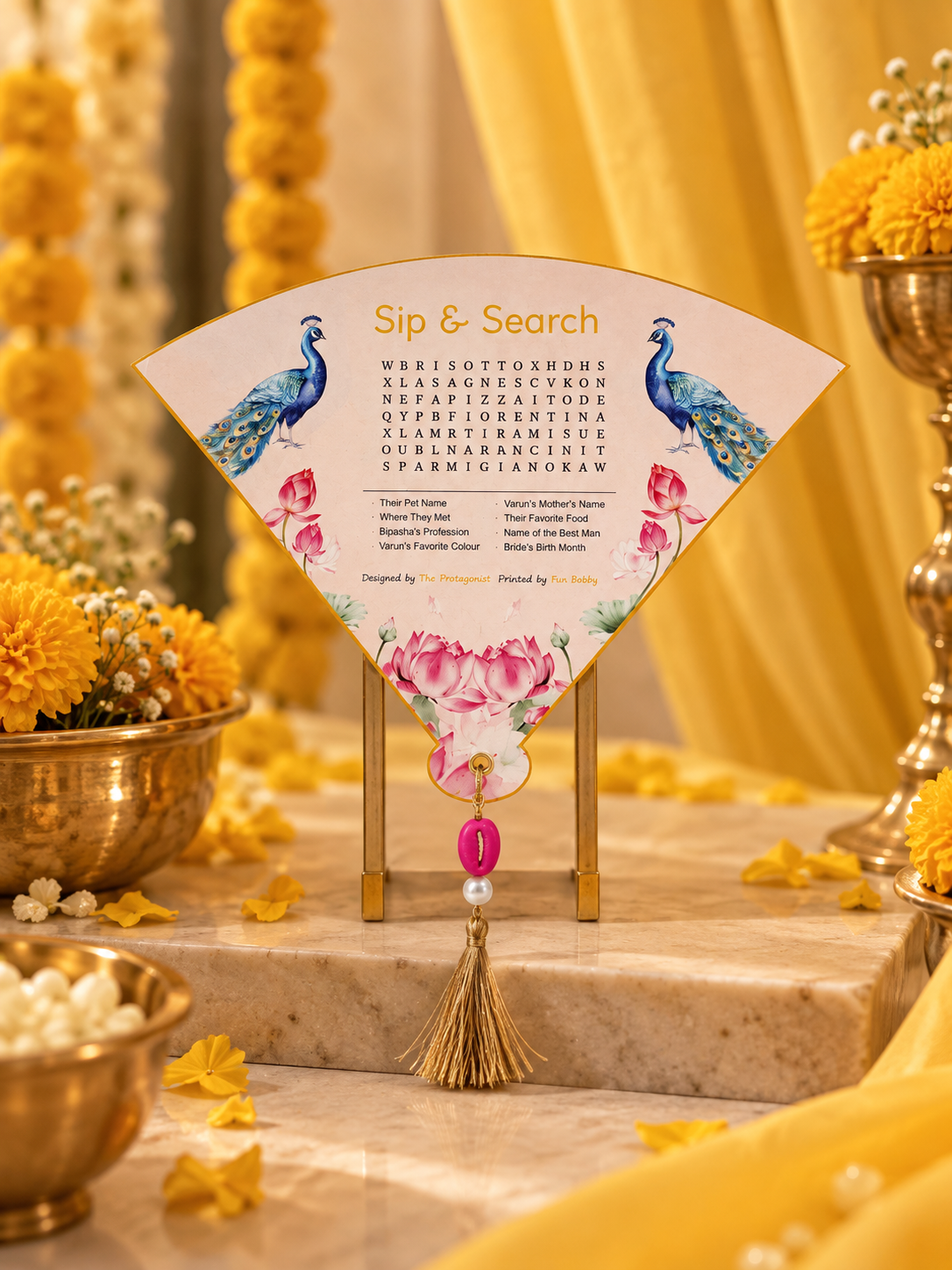 Custom Haldi Fan